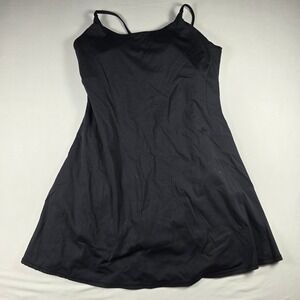 Black Athletic Skirt Dress Built in Shorts Tennis Golf Athleisure Women's Size M